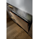 Kitchenaid® 44 dBA Panel-Ready Two-Rack Flush Dishwasher with Door-Open Dry System KDTF324PPA