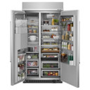 Kitchenaid® 25.1 Cu. Ft. 42" Built-In Side-by-Side Refrigerator with Ice and Water Dispenser KBSD702MSS