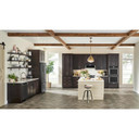 Kitchenaid® 23.8 cu. ft. 36" Counter-Depth French Door Platinum Interior Refrigerator with PrintShield™ Finish KRFC704FBS