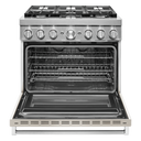 KitchenAid® 36'' Smart Commercial-Style Dual Fuel Range with 6 Burners KFDC506JMH