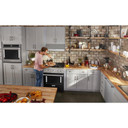 KitchenAid® 30'' Smart Commercial-Style Dual Fuel Range with 4 Burners KFDC500JBK