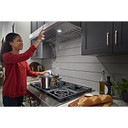KitchenAid® 36'' Smart Commercial-Style Dual Fuel Range with 6 Burners KFDC506JAV