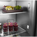 Kitchenaid® 20.8 Cu. Ft. 36" Width Built In Stainless Steel French Door Refrigerator with Platinum Interior Design KBFN506ESS
