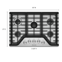 Kitchenaid® 30 5-Burner Gas Cooktop KCGS350ESS