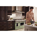 Kitchenaid® 48'' 585 or 1170 CFM Motor Class Commercial-Style Wall-Mount Canopy Range Hood KVWC958KSS Kitchenaid® 48'' 585 or 1170 CFM Motor Class Commercial-Style Wall-Mount Canopy Range Hood KVWC958KSS