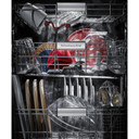 Kitchenaid® 44 dBA Dishwasher in PrintShield™ Finish with 360° Max Jets™ Third Rack KDTM604KBS