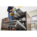 Kitchenaid® 44 dBA Dishwasher in PrintShield™ Finish with 360° Max Jets™ Third Rack KDTM604KBS