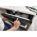 Kitchenaid® 44 dBA Dishwasher in PrintShield™ Finish with 360° Max Jets™ Third Rack KDTM604KBS