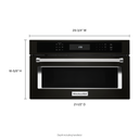 Kitchenaid® 30" Built In Microwave Oven with Convection Cooking KMBP100EBS