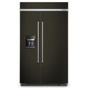 Kitchenaid® 29.4 Cu. Ft. 48" Built-In Side-by-Side Refrigerator with Ice and Water Dispenser KBSD708MBS Kitchenaid® 29.4 Cu. Ft. 48" Built-In Side-by-Side Refrigerator with Ice and Water Dispenser KBSD708MBS