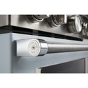 KitchenAid® 30'' Smart Commercial-Style Dual Fuel Range with 4 Burners KFDC500JMB