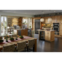 Kitchenaid® 24.2 Cu. Ft. 42" Width Built-In Stainless French Door Refrigerator with Platinum Interior Design KBFN502EBS