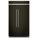 Kitchenaid® 30 Cu. Ft. 48" Built-In Side-by-Side Refrigerator with PrintShield™ Finish KBSN708MBS