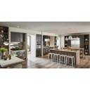 Kitchenaid® 24.2 Cu. Ft. 42" Width Built-In Stainless French Door Refrigerator with Platinum Interior Design KBFN502ESS