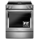 Kitchenaid® 30-Inch 4-Element Electric Downdraft Front Control Range KSEG950ESS