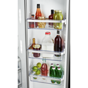 Kitchenaid® 24.8 cu ft. Side-by-Side Refrigerator with Exterior Ice and Water and PrintShield™ finish KRSF705HPS