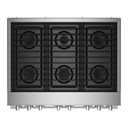 Jennair® 36" NOIR™ Dual-Fuel Professional-Style Range JDRP436HM