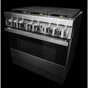 Jennair® 36" NOIR™ Dual-Fuel Professional-Style Range JDRP436HM