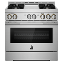Jennair® 36 RISE™ Gas Professional-Style Range with Chrome-Infused Griddle JGRP536HL