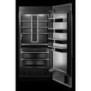 Jennair® 36" Built-In Column Refrigerator with NOIR™ Panel Kit, Right Swing JKCPR361GM