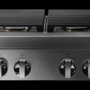 Jennair® 48" NOIR™ Gas Professional-Style Rangetop with Chrome-Infused Griddle JGCP548HM