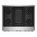 Jennair® 36" NOIR™ Dual-Fuel Professional-Style Range JDRP636HM