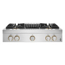 Jennair® 36" RISE™ Gas Professional-Style Rangetop with Gas Grill JGCP636HL