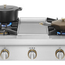 Jennair® 36" RISE™ Gas Professional-Style Rangetop with Chrome-Infused Griddle JGCP536HL