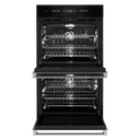 Jennair® NOIR™ 30 Double Wall Oven with V2™ Vertical Dual-Fan Convection JJW3830LM