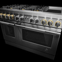 Jennair® 48" RISE™ Dual-Fuel Professional-Style Range with Chrome-Infused Griddle JDRP548HL