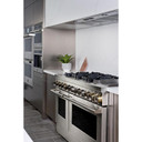 Jennair® 48" RISE™ Dual-Fuel Professional-Style Range with Chrome-Infused Griddle JDRP548HL