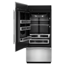 Jennair® 36” Panel-Ready Built-In Bottom-Freezer Refrigerator (Left-Hand Door Swing) JB36NXFXLE