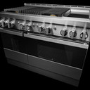 Jennair® 48" NOIR™ Gas Professional-Style Range with Chrome-Infused Griddle and Infrared Grill JGRP748HM