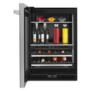 Jennair® NOIR™ 24" Built-In Undercounter Beverage Center - Left Swing JUBFL242HM
