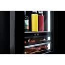 Jennair® NOIR™ 24 Built-In Undercounter Beverage Center - Left Swing JUBFL242HM