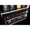 Jennair® NOIR™ 24" Built-In Undercounter Beverage Center - Left Swing JUBFL242HM