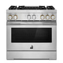 Jennair® 36" RISE™ Dual-Fuel Professional-Style Range JDRP636HL