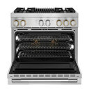 Jennair® 36" RISE™ Dual-Fuel Professional-Style Range JDRP636HL
