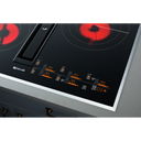 Jennair® 36 Oblivion Glass Electric Radiant Downdraft Cooktop with Tap Touch Controls JED4536KB