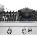 Jennair® 48" NOIR™ Gas Professional-Style Rangetop with Gas Grill JGCP648HM