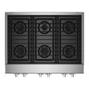Jennair® 36" NOIR™ Gas Professional-Style Rangetop JGCP436HM