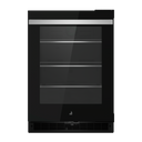 Jennair® 24 NOIR™ Under Counter Glass Door Refrigerator, Right Swing JUGFR242HM