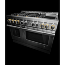 Jennair® 48 RISE™ Gas Professional-Style Range with Chrome-Infused Griddle JGRP548HL