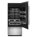 Jenn-Air® 36” Fully Integrated Built-In Bottom-Freezer Refrigerator (Right-Hand Door Swing) JB36NXFXRE