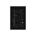 Jennair® RISE™ 42" Built-In Side-By-Side Refrigerator with External Ice and Water Dispenser JBSS42E22L