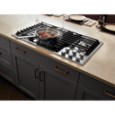 Jennair® Euro-Style 36 JX3™ Gas Downdraft Cooktop JGD3536GS