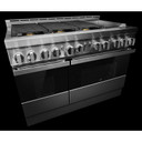 Jennair® 48" NOIR™ Gas Professional-Style Range with Chrome-Infused Griddle JGRP548HM