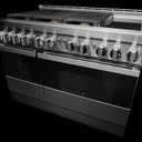 Jennair® 48" NOIR™ Gas Professional-Style Range with Chrome-Infused Griddle JGRP548HM