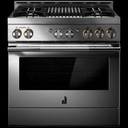 Jennair® 36" RISE™ Gas Professional-Style Range with Infrared Grill JGRP636HL