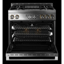 Jennair® 36" RISE™ Gas Professional-Style Range with Infrared Grill JGRP636HL